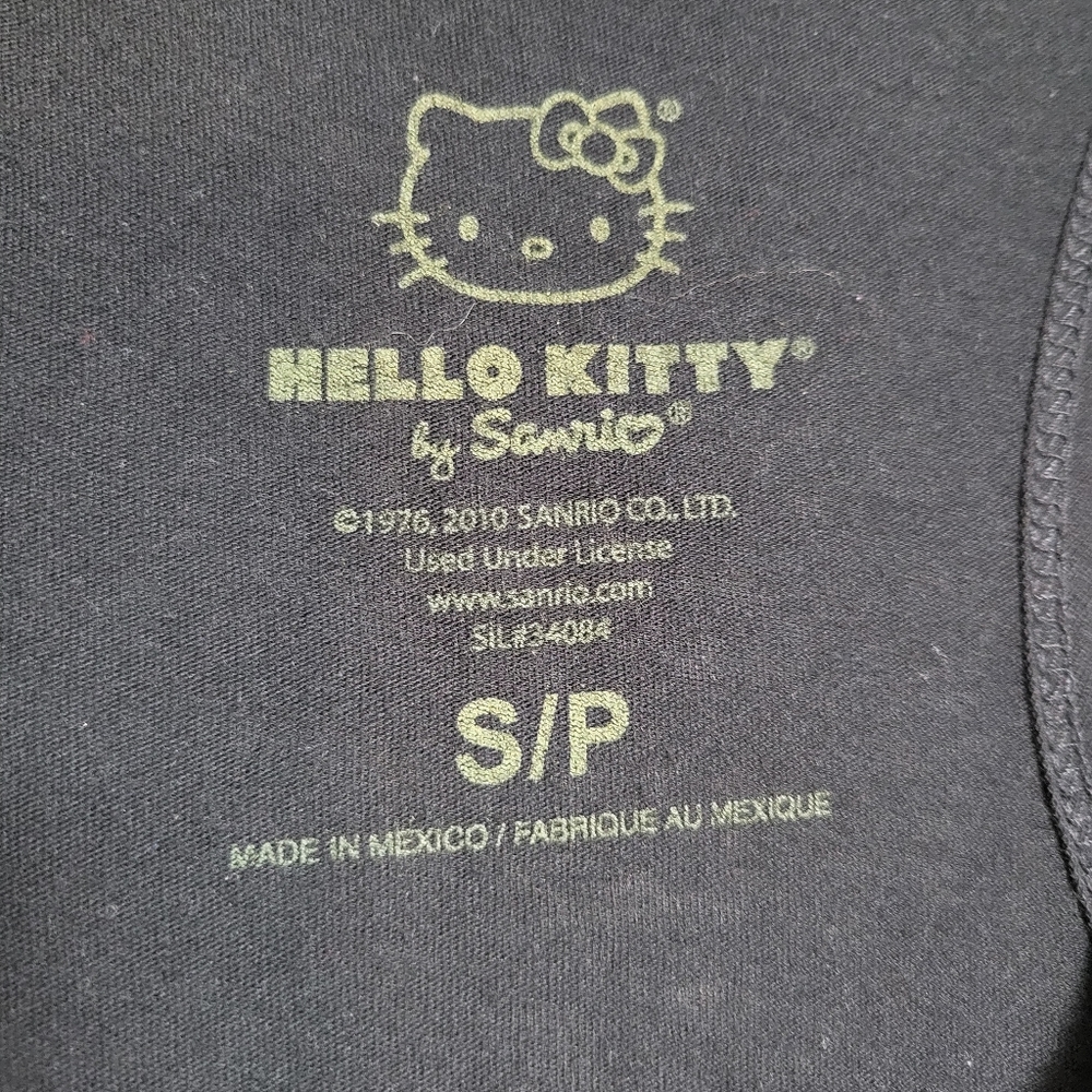 ✨️3 For $30✨️Hello Kitty Racerback Tank - Black & Gold (S) - Picture 4 of 7